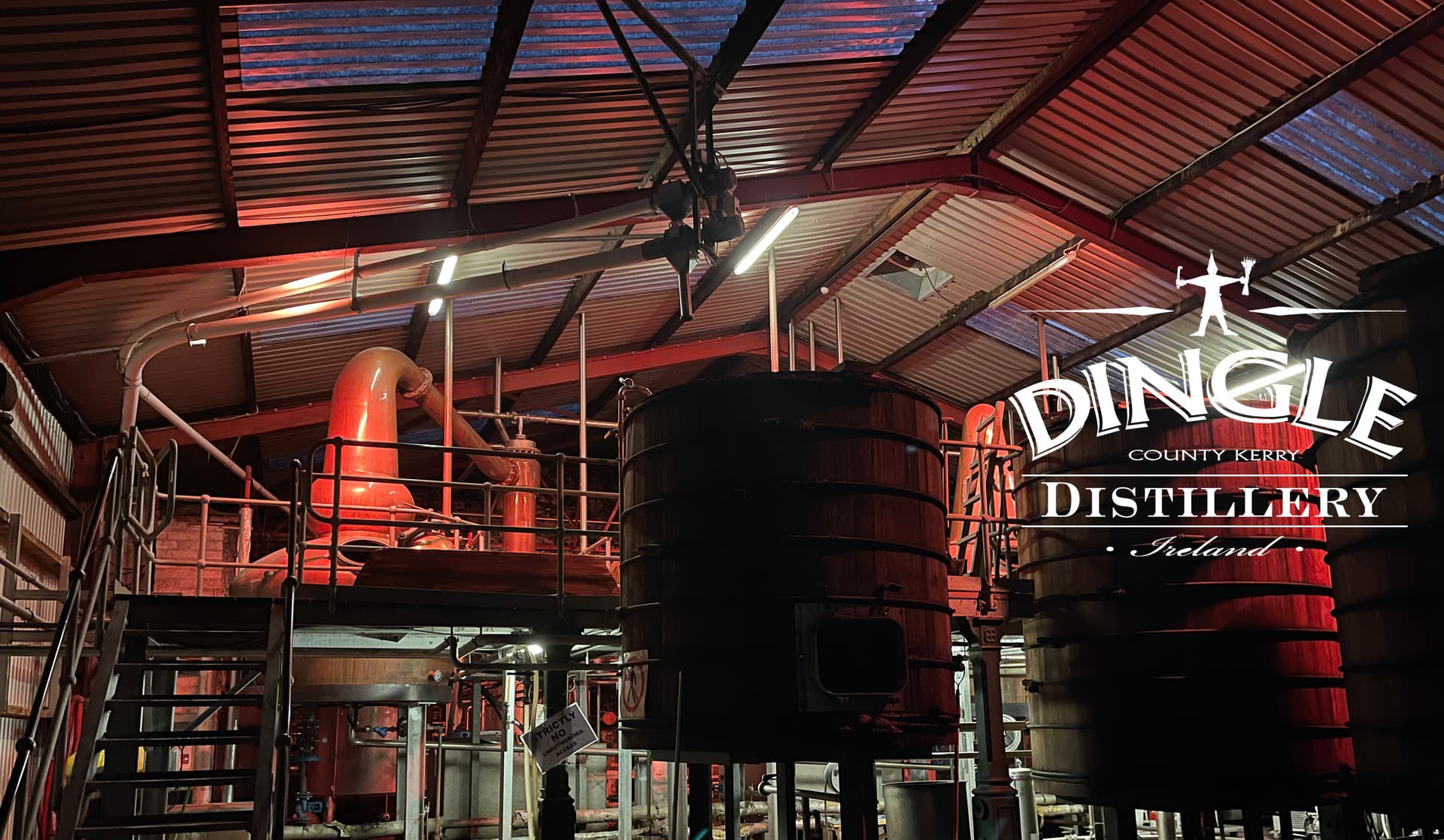 Dingle Distillery with white logo